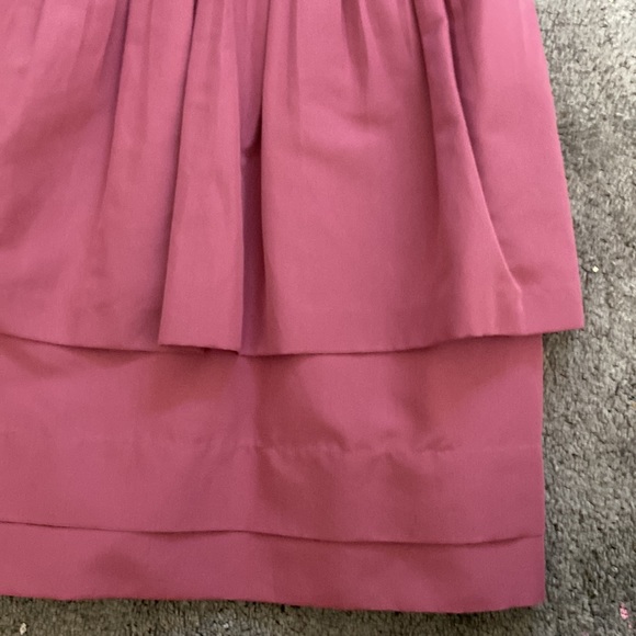 J Crew Mauve Pink Strapless Dress Sz 2 - Picture 4 of 5